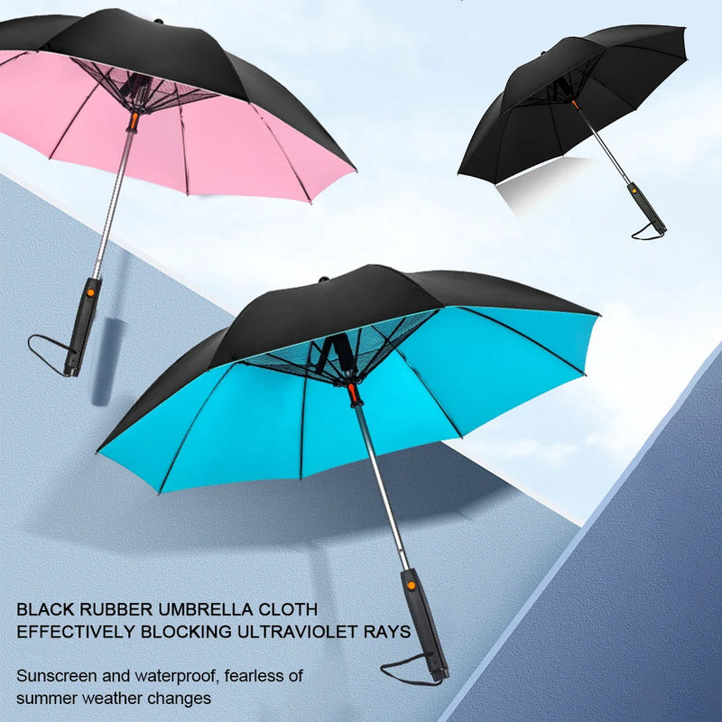Parasol con Ventilador y Nebulizador